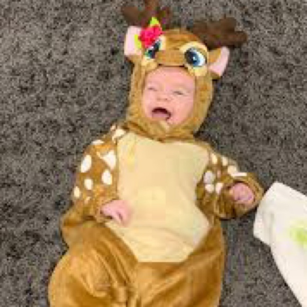 Cute Brown Deer Costume with Hood - Picture 9 of 11